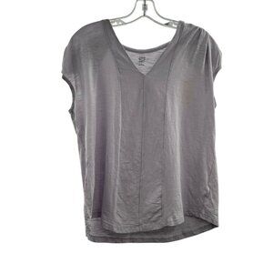 Good Hart Women's Cap Sleeve Top V-Neck Lilac Size Small New